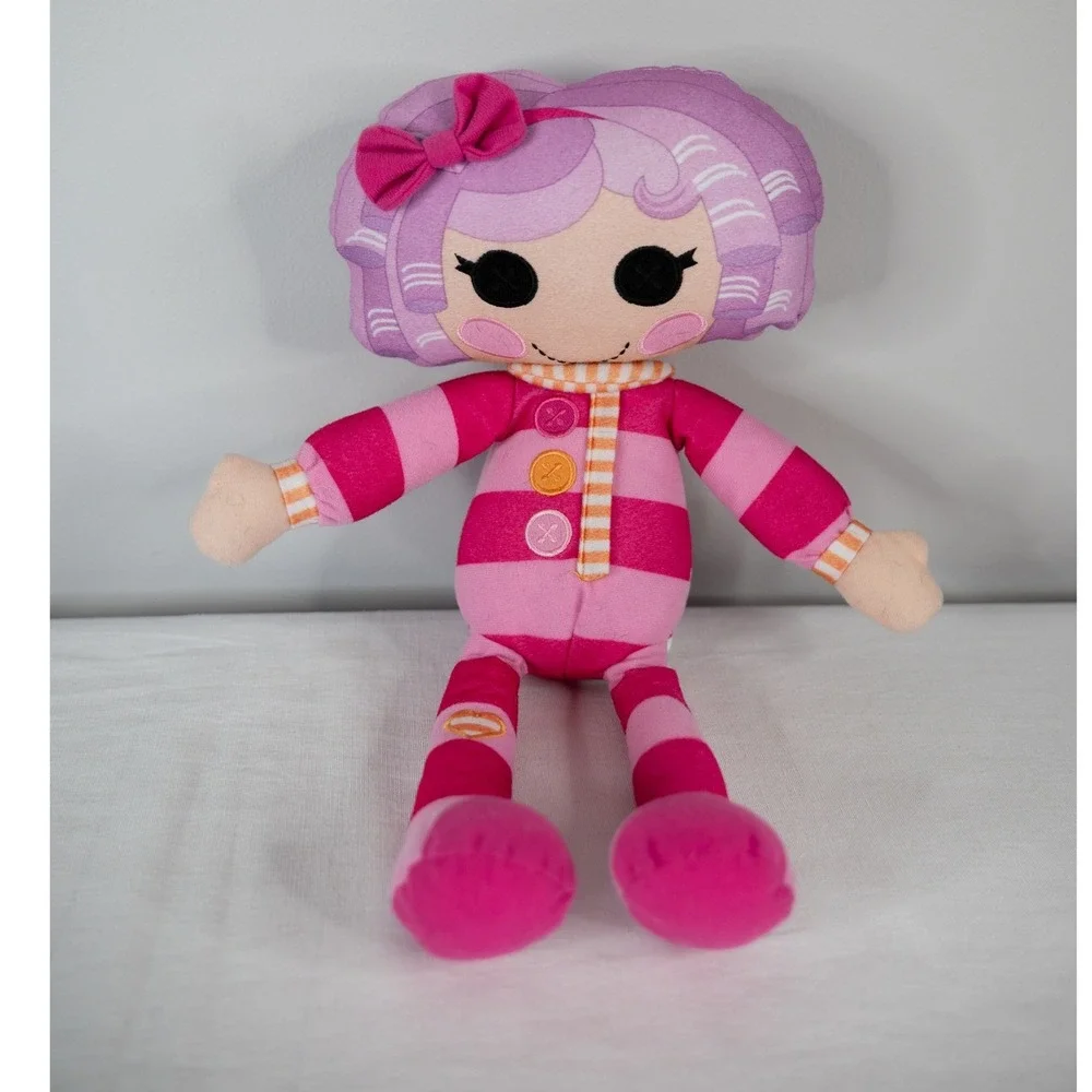 Lalaloopsy Pillow Featherbed Plush Doll Kids 16 Inch Pink Purple Good Soft Toy